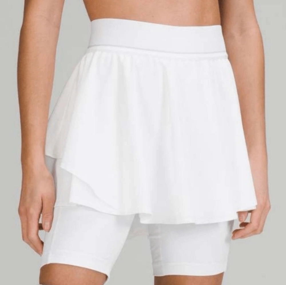 Lululemon Court Rival High Rise Skirt White - Picture 2 of 14